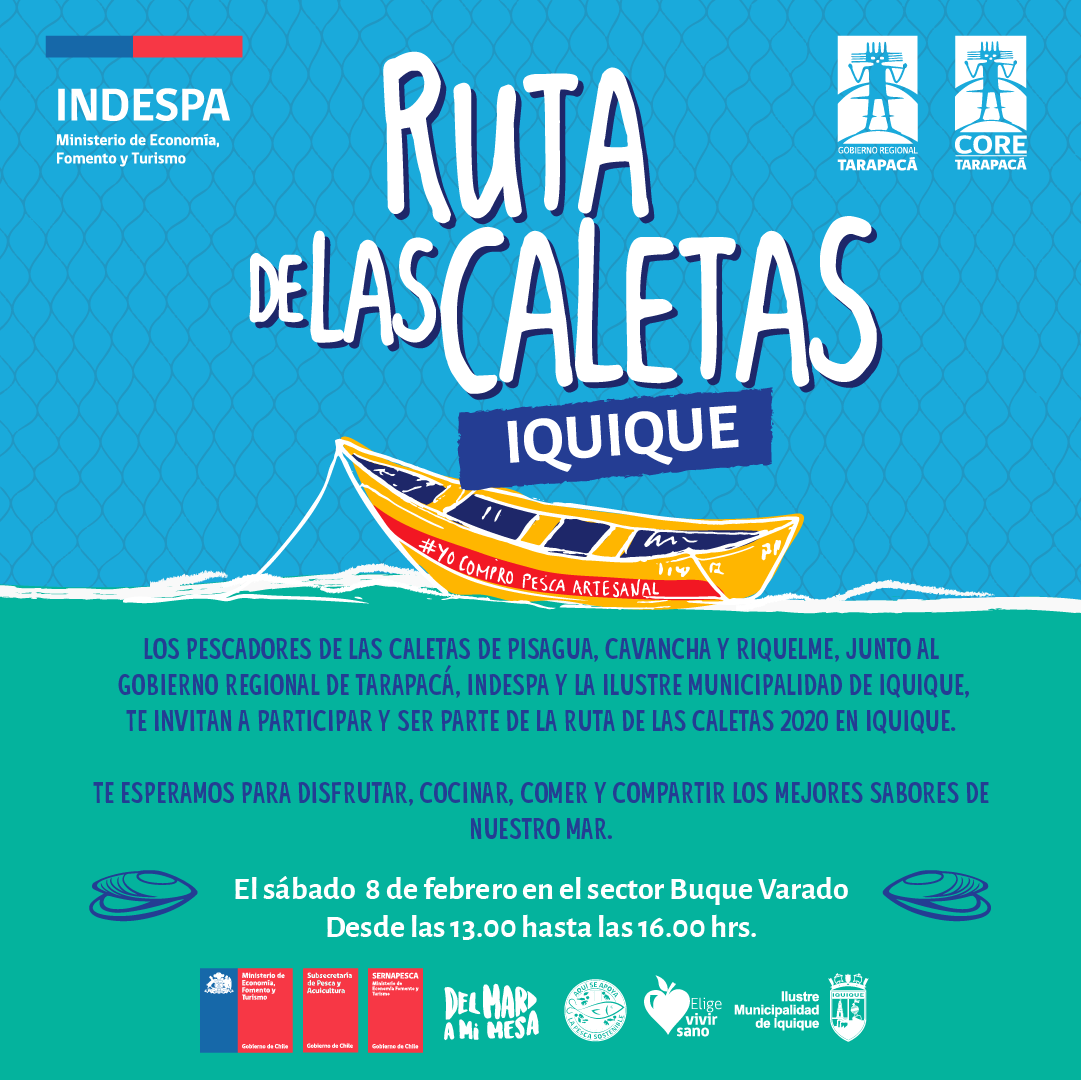 Evento de gastronomía marina se realizará en Buque Varado de Iquique