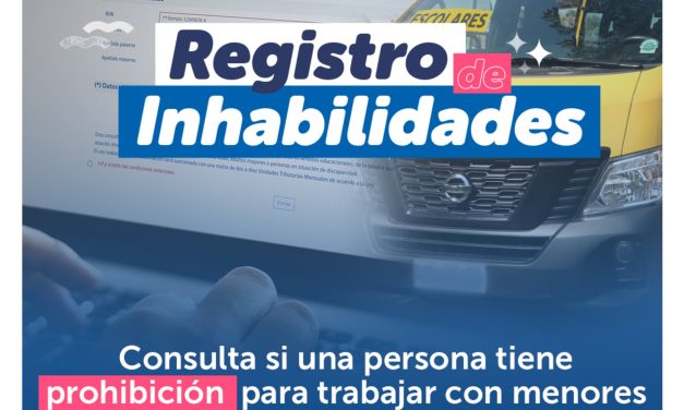“419 personas se encuentran inhabilitadas para trabajar